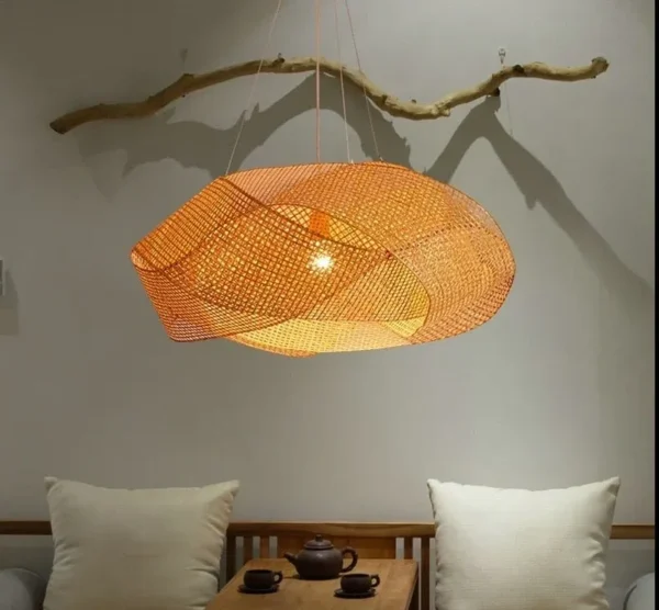 Bamboo Cloud Hanging Lamp - Image 3