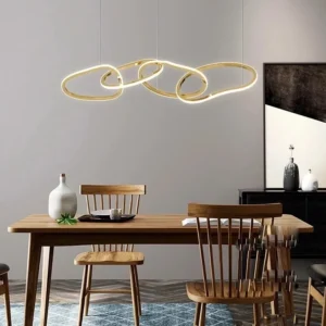 Halo Hanging Lamp with 4 lightds