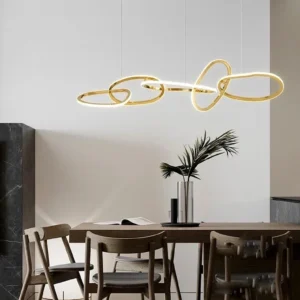 Hanging Halo Lamp with 5 lights