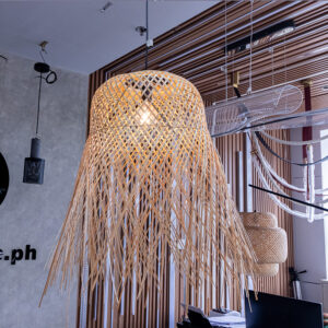 Bamboo Pendant Lamp Shade Hollow