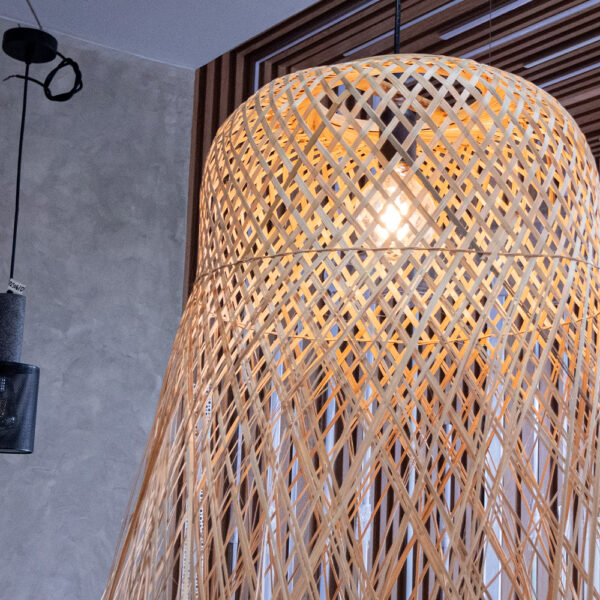 Bamboo Pendant Lamp Shade Hollow - Image 5