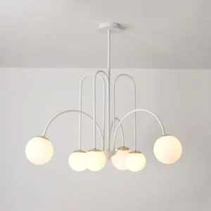 czan chandelier white