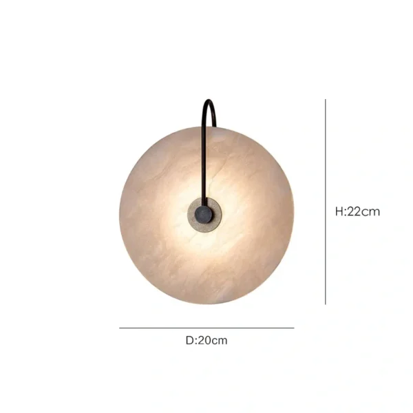 circular wall lamp elegant