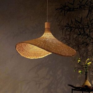 Bamboo Weaving Hanging Lamp