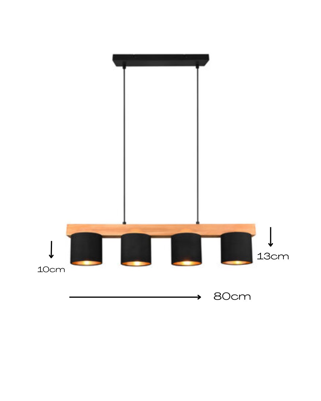 Quad Noir Bar Light - Image 3